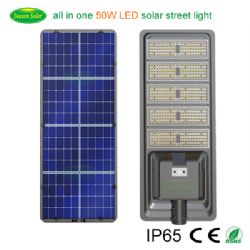 New high power all in one style 50W outdoor solar street light/lamp with led light 
