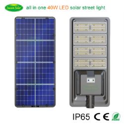 New bright all in one style 40W solar street light/lamp for yard lighting