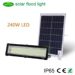 New wall-mounted style 240W outdoor solar flood light for garden lighting